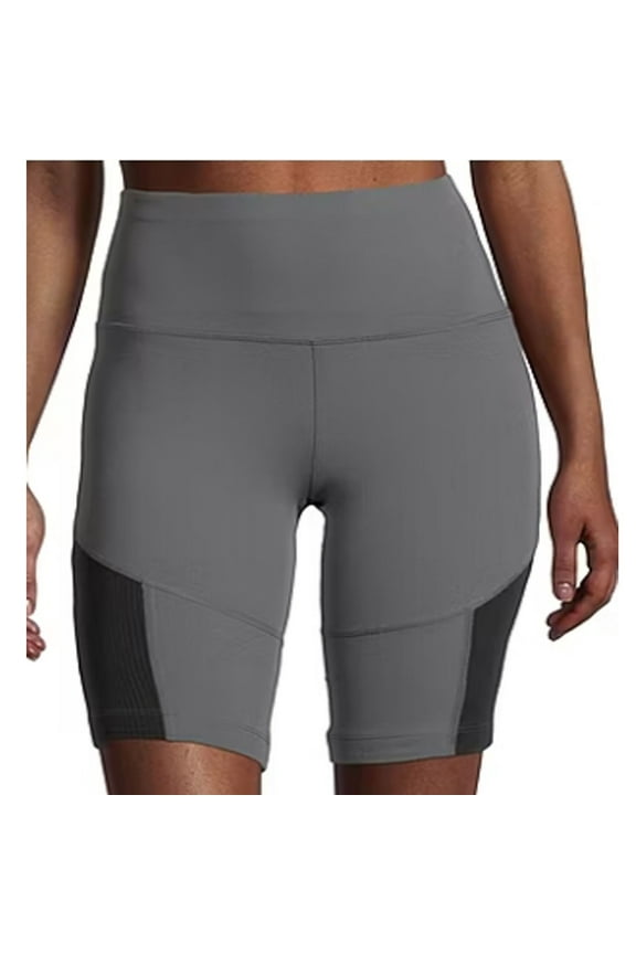 Women's High-Rise Fitted Quick Dry Cycling Short, Classic Charcoal, Size XS