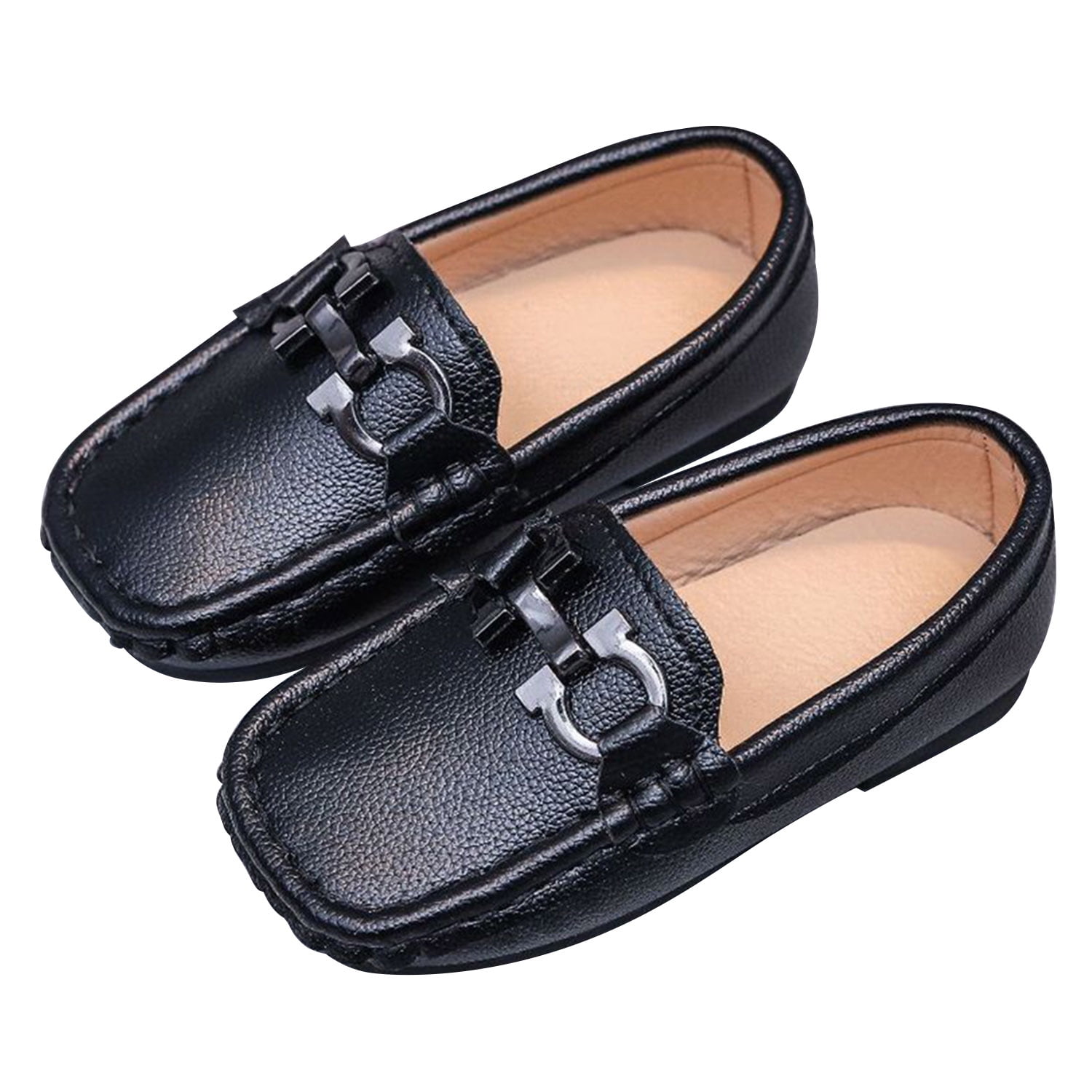 XEYOU Unisex Child Leather Penny Loafer Moccasin Dress Driver Shoes Walmart