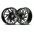 thumbnail image 1 of XF Off-Road XF-229 Dually Front 26x8.25 8x165.1 +110 Cb 121.3 Gloss Black & Milled, 1 of 1