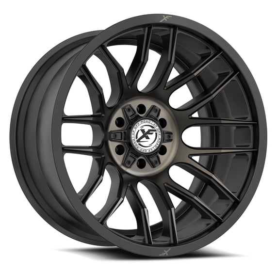XF Off-Road XF-232 18x9 5x127 5x139.7 +12 Cb 78.1 Satin Black & Bronze Machined Double Dark Tint