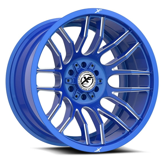 XF Off-Road XF-232 26x14 6x135 6x139.7 -76 Cb 106.4 Anodized Blue & Milled