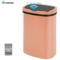 thumbnail image 1 of XF XINFENG 13 Gallon 49 L Dustbin Kitchen Trash Can with Lid Automatic Sensor Touch Bin, Garbage Can, Waste Bin, For Bathroom/Double Bed/Bedroom/Home/Office, Pink, 1 of 9