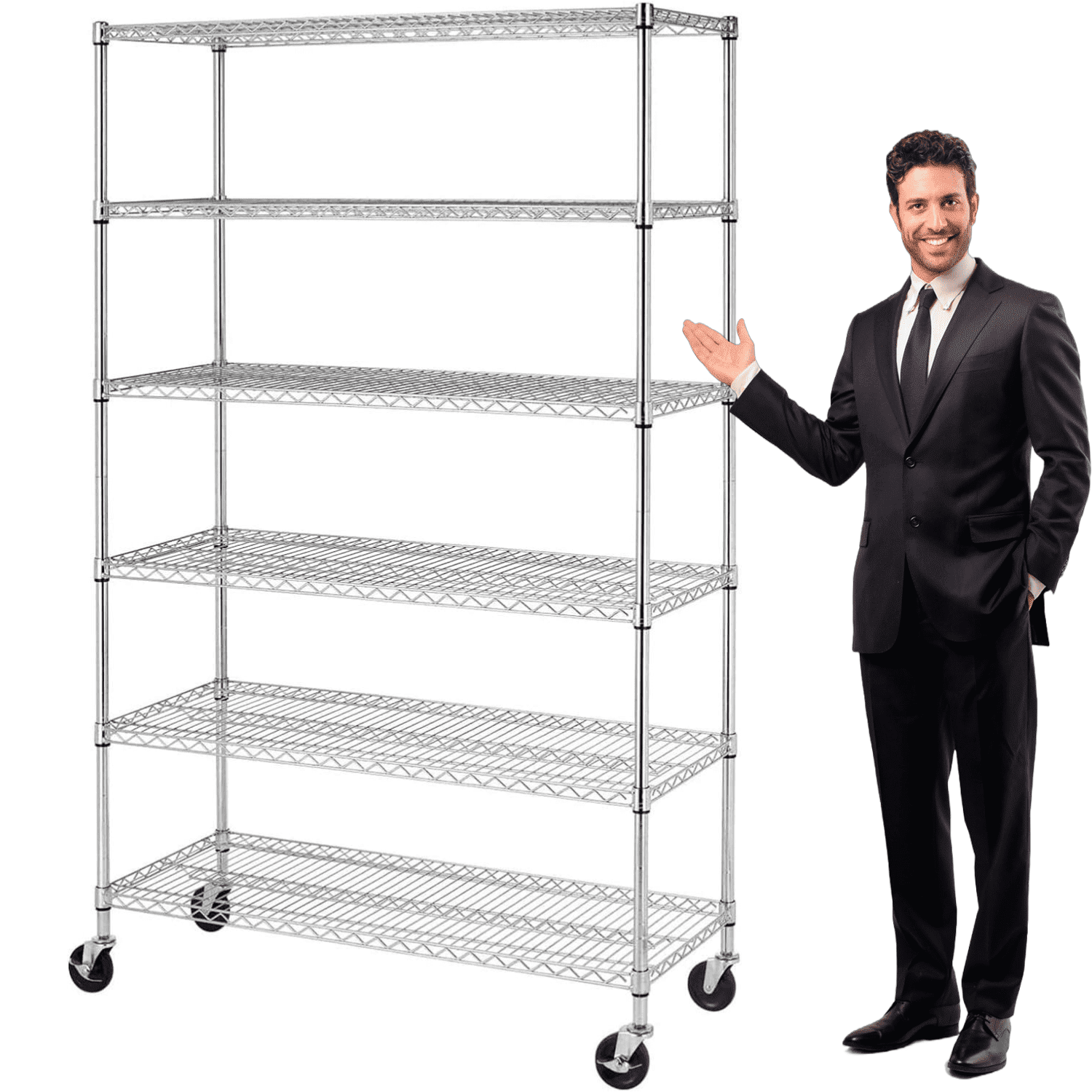 XF XINFENG Metal Shelves Metro Shelving NSF Wire Shelving Rack 6000Lbs ...