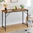 thumbnail image 1 of XF XINFENG Modern Office Computer Desk 39 inch Wooden Industrial Writing Desk Kids Study & Work Table for Home Office, Vintage, 1 of 7