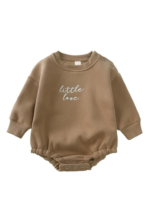 Bodysuit Girls Cute Pumpkin Printed Long Sleeve Pullover Onesie for 3-6 Months