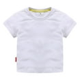 thumbnail image 1 of XFHLMJFF Boy's Basic T-Shirt Tops Relaxed Fit Girls Classic Fit Crewneck Cotton Short Sleeve Toddler Kids Leisure Tee, 1 of 8
