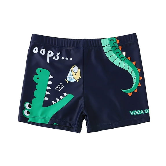 XFHLMJFF Boys Flat Front Shorts 2025 New Children's Swimming Trunks Baby Cartoon Lace Up Swimming Trunks Athletic Shorts for Outdoor Camping Hiking