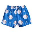 thumbnail image 1 of XFHLMJFF Boys Flat Front Shorts Toddler Girls Cartoon Prints Sport Kids Beach Casual Summer Shorts 2-3Y, 1 of 6