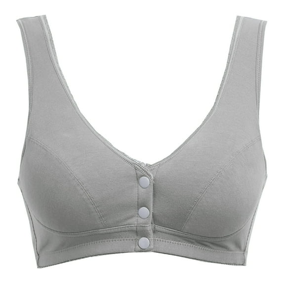 XFHLMJFF Breathable Bra For Women Everyday Bralette Mother Front Button Seamless Push Up Vest Stylish Underwear