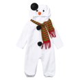 thumbnail image 1 of XFHLMJFF Christmas Snowman Jumpsuits for Boys Girls Cartoon Hooded Coveralls Scarf Set Long Sleeve Soft Warm Winter One Piece Bodysuit for 6-9 Months, 1 of 7
