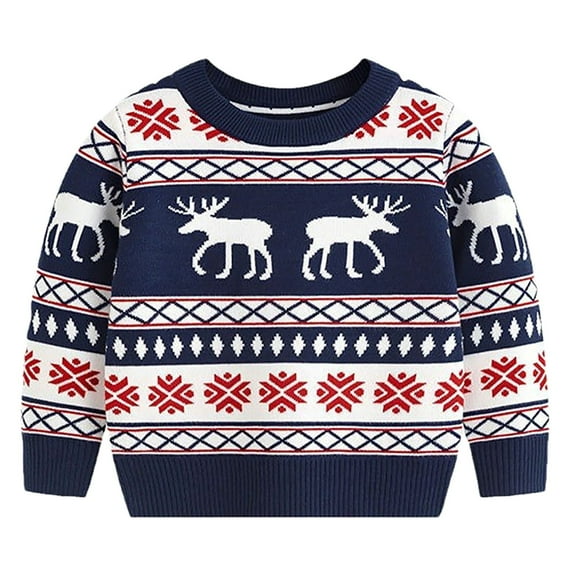 XFHLMJFF Christmas Sweatshirt for Boys Girls Cute Cartoon Snowman Toddler Warm Long Sleeve Tops Knitwear Cardigan Coat Fall Winter Outfit