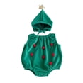 thumbnail image 1 of XFHLMJFF Christmas Tree Romper for Baby Corduroy Classic Colored Sleeveless Coveralls Girls Boys Romper Onesie Size 12-18 Months, 1 of 4