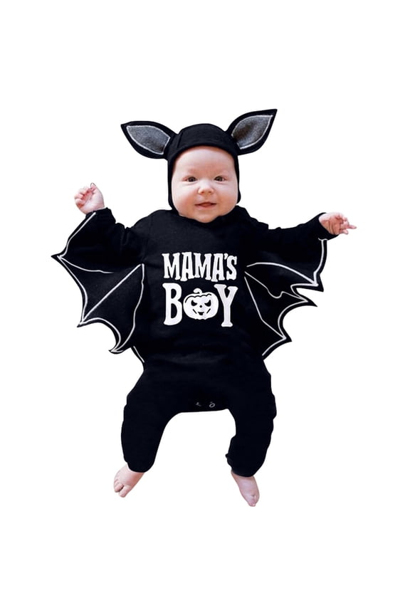 First Birthday Outfit For Girls Boys Newborn Bodysuit Soft Cute First Pumpkin Bat Hoodie Playsuit Infant Outfits
