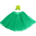 thumbnail image 1 of XFHLMJFF Girls Skirt Toddler Kids Children Tutu Paillette Colorful Petticoat Dancewear Star Comfortable Dailywear, 1 of 4