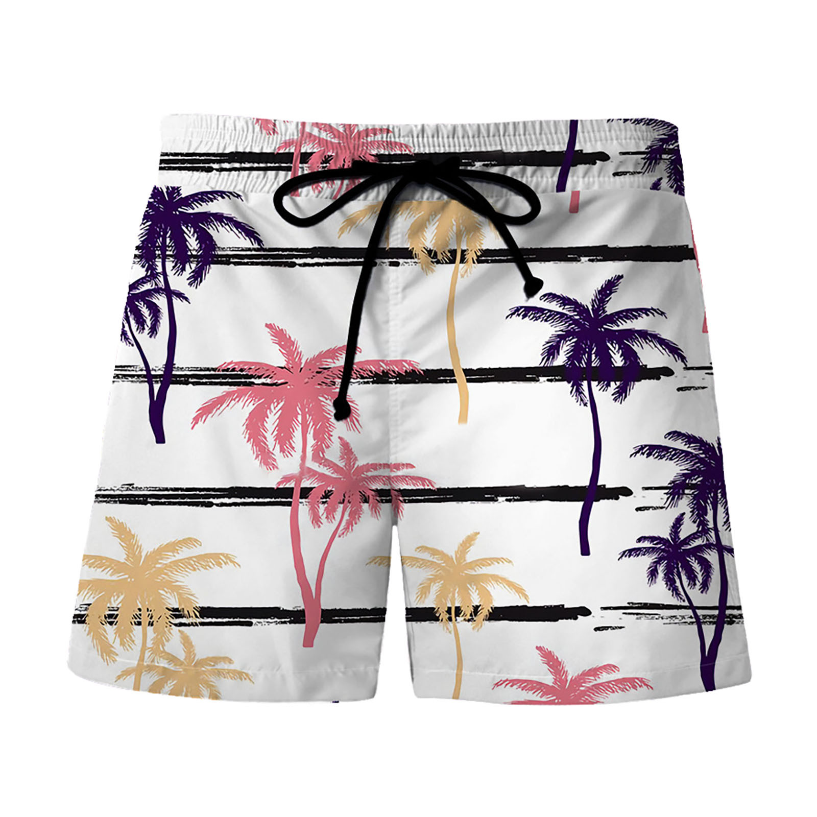 XFHLMJFF Mens Elastic Waist Cargo Shorts 2024 Summer Casual Bermuda