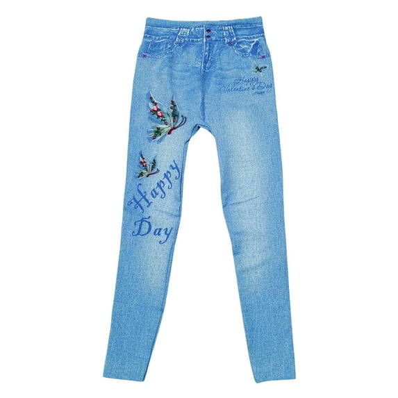 XFHLMJFF Pants Womens Summer Elastic Waist Casual Beach With Pockets Ladies Butterfly Printed Sexy Fashionable Pearl Gings Leisure Trousers