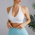 thumbnail image 1 of XFHLMJFF Softness Sports Bras for Women Deep V Neck Strap Padded Sexy Wireless Breathable Yoga Clothes, 1 of 3