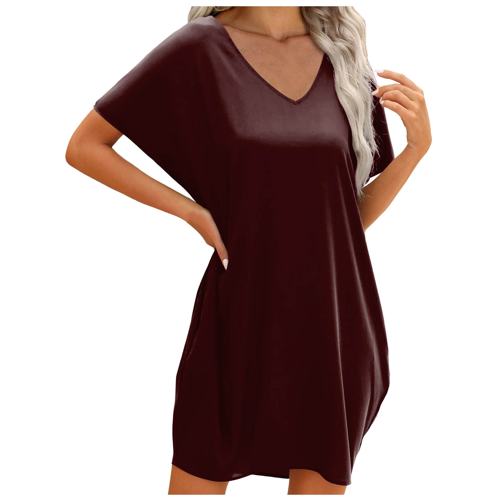 XFHLMJFF Summer Dresses For Women 2024 Casual Sundress Loose Beach