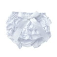 thumbnail image 1 of XFHLMJFF Toddler Baby Girls Bowknot Ruffle Solid Color Nappy Underwear Panty 12M, 1 of 9