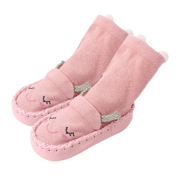 XFHLMJFF Toddler Boys Girls Sneaker Lightweight Athletic Kids Casual Spring Summer Children Floor Socks Sports Soft Light Cute Cartoon Pattern Leisure Shoes