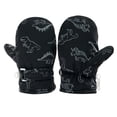 thumbnail image 1 of XFHLMJFF Toddler Mittens Boys Girls Gloves Cute Dinosaur Print Snow Gloves Baby Winter Warm Windproof Thicken Cold Weather Outdoor 2-4Y, 1 of 4