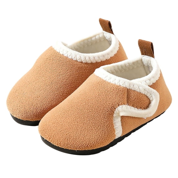 XFHLMJFF Unisex Baby Soft Shoes Floor Socks Non Breathable Slipper Soled Shoes Socks Autumn Winter Thick Warm Socks Shoes Holiday Party Home Indoors 12-18M