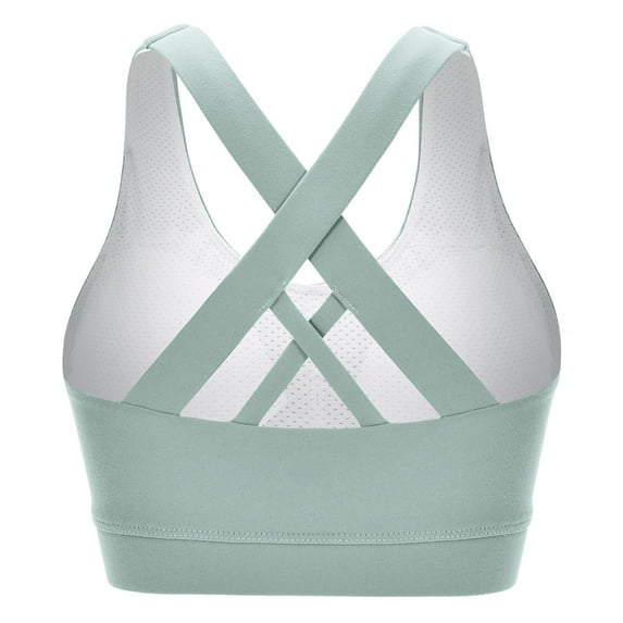 XFHLMJFF Womens Sports Bras Racerback Tank Tops Solid Color Sleeveless Casual Fashion Bralette Wirefree Support Lift Underwear All Day Wear