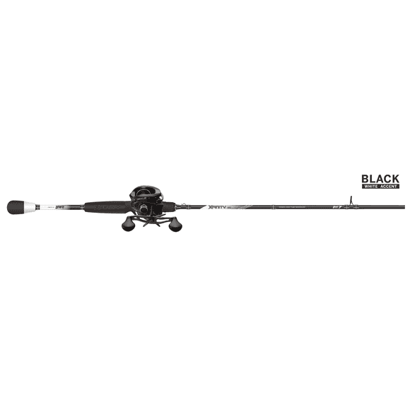 Lews Xfinity Baitcast Reel and Fishing Rod Combo, 7-Foot, 1-Piece Rod, RH Retrieve Reel, Strike King Final Copy Lure