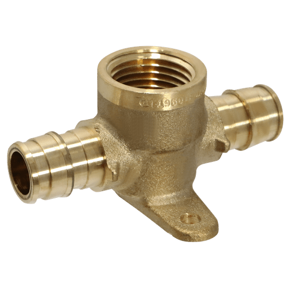 XFITTING 2-Pack Pex A Female Tee w/ Drop Ear, 1/2" Pex A x 1/2" Pex A x 1/2" Female NPT