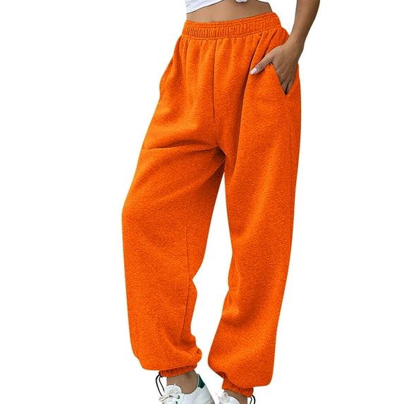 XFLWAM Baggy Sweatpants for Women Casual Drawstring High Waist Sweat Pants Workout Joggers Lounge Trousers with Pockets