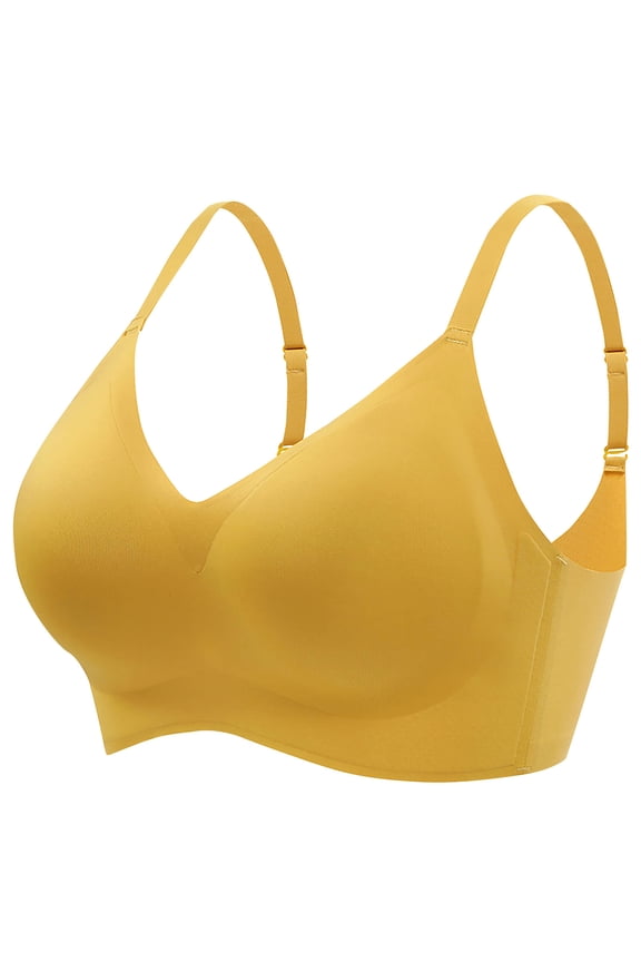 Bras for Women Comfort Seamless Bra, Cross Back Adjustable Bralette Bra, Wireless Everyday Bras for Women