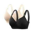 thumbnail image 1 of XFLWAM Bras for Women No Underwire Front Closure Bras Full Coverage Push Up Bras Comfy Everyday Bra Plus Size Bralettes, 1 of 4