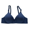 thumbnail image 1 of XFLWAM Bras for Women No Underwire Plus Size Full Coverage Push Up Lace Bralette Daily Adjustable Strap Seamless Tshirt Bra, 1 of 4