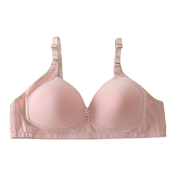 XFLWAM Bras for Women No Underwire Plus Size Full Coverage Push Up Lace Bralette Daily Adjustable Strap Seamless Tshirt Bra