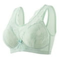thumbnail image 1 of XFLWAM Bras for Women No Underwire Sexy Underwear Comfortable Lace Adjustable Brassiere Wrap up without Steel Ring Bra, 1 of 3