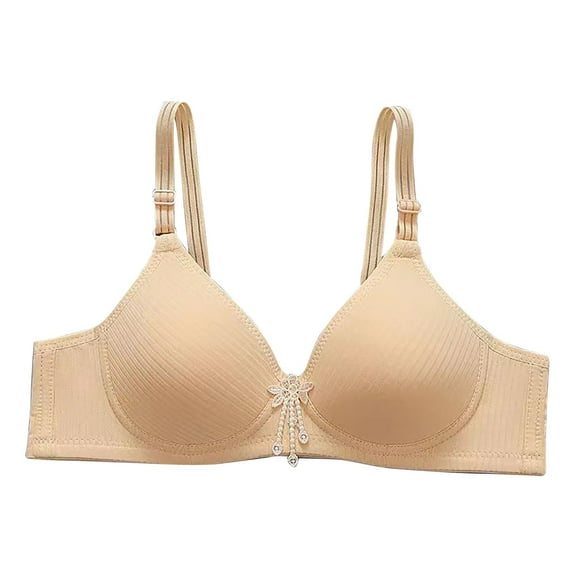 XFLWAM Bras for Women Push up Full Coverage Adjustable Straps No Underwire Lightweight Bralettes Lift up Bras Everyday Underwear