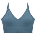 thumbnail image 1 of XFLWAM Bras for Women Ribbed Full Coverage Bra Wireless Everyday Bra Soft Liftup High Stretch Bras Thin Breathable Underwear, 1 of 3