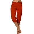 thumbnail image 1 of XFLWAM Capri Pants for Women Summer Low Rise Joggers Elastic Waisted Causal Yoga Pants Bottom Loose Fit Capris with Pockets, 1 of 6
