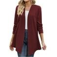 thumbnail image 1 of XFLWAM Cardigan for Women Long Sleeve Open Front Knit Sweaters Cardigans Casual Lightweight Fall Fashion Jackets, 1 of 1