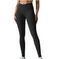 thumbnail image 1 of XFLWAM Cross Waist Butt Lifting Workout Leggings for Women Hidden Scrunch Yoga Pants Crossover Tummy Control Leggings, 1 of 5