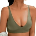 thumbnail image 1 of XFLWAM Deep V Neck Bras for Women No Underwire Smooth Seamless Bralettes Comfort Lift Wireless Breathable Underwear, 1 of 6