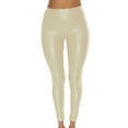 thumbnail image 1 of XFLWAM Faux Leather Leggings for Women High Waist Skinny Pants for Club Party Stretchy Long Pu Leather Jeggings Tights Trousers, 1 of 5