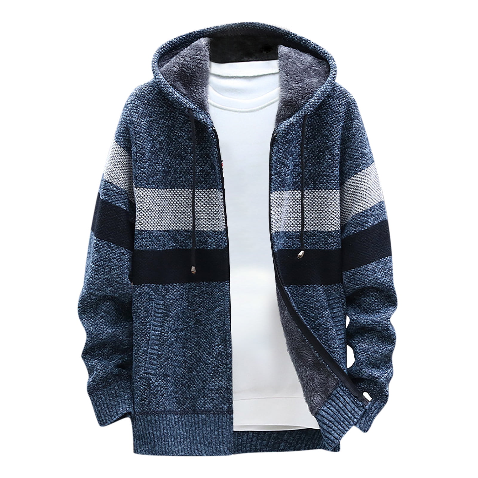 Warm-Up Knit Hoodie, Men's Sweatshirts