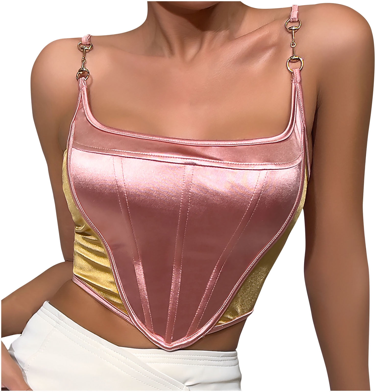 Floral Lace Strapless Corset Top for Women - Carla