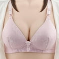 thumbnail image 1 of XFLWAM Lace Push Up Bras for Women Comfort Supportive Wireless Bralette Full Coverage Wirefree Bra Everyday Underwear, 1 of 7