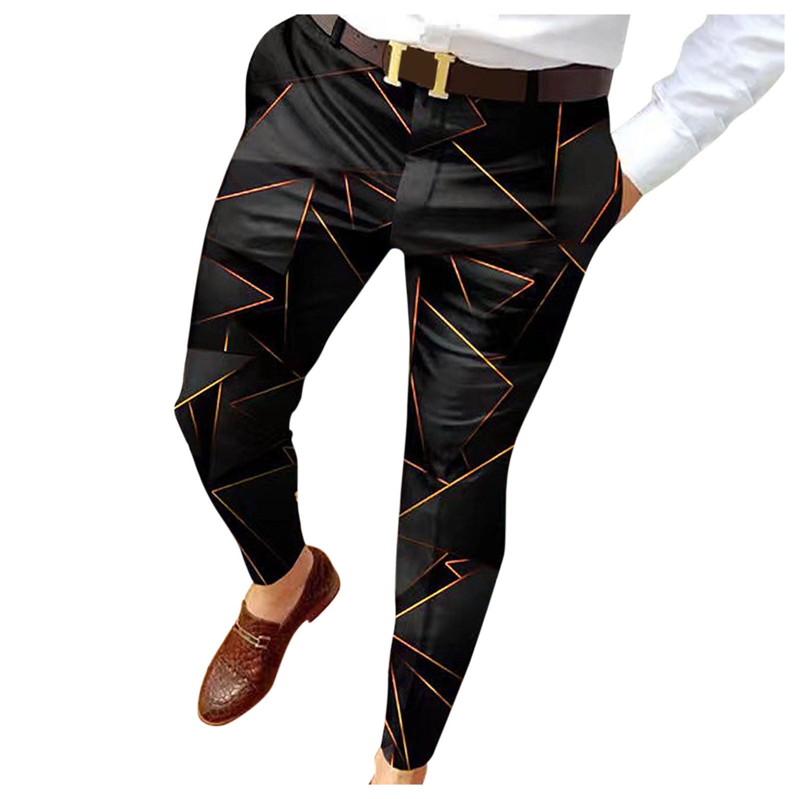Men's Casual Plaid Dress Pants Stretch Flat-front Suit Pant Slim Fit Ankle  Length Pencil S-2xl | Fruugo NO