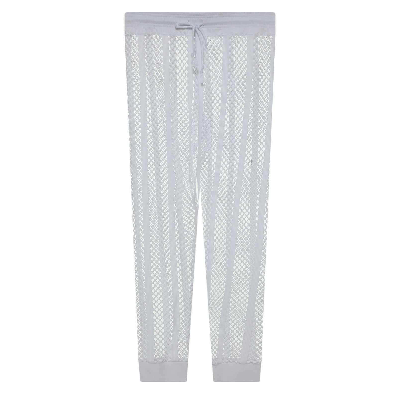 White mesh cheap stripe leggings