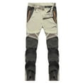 thumbnail image 1 of XFLWAM Men's Snow Pants Winter Insulated Fleece Lined Water Resistant Hiking Ski Pants Zipper Pockets Army Green XL, 1 of 9