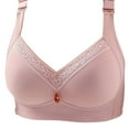 thumbnail image 1 of XFLWAM Plus Size Bras for Women No Underwire Full Coverage Push Up Bra Lift Support Comfort Seamless Bralette T-shirt Bra, 1 of 4
