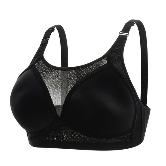 XFLWAM Push Up Bra for Women No Underwire Plus Size Comfortable Full Cover Bra Supportive Minimizer Bra Breathable Bra